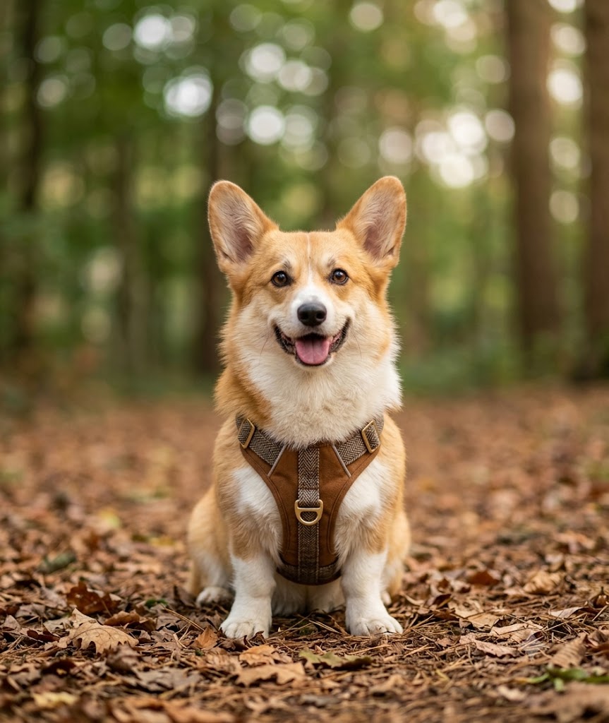 The Heritage Reflective Leather Harness