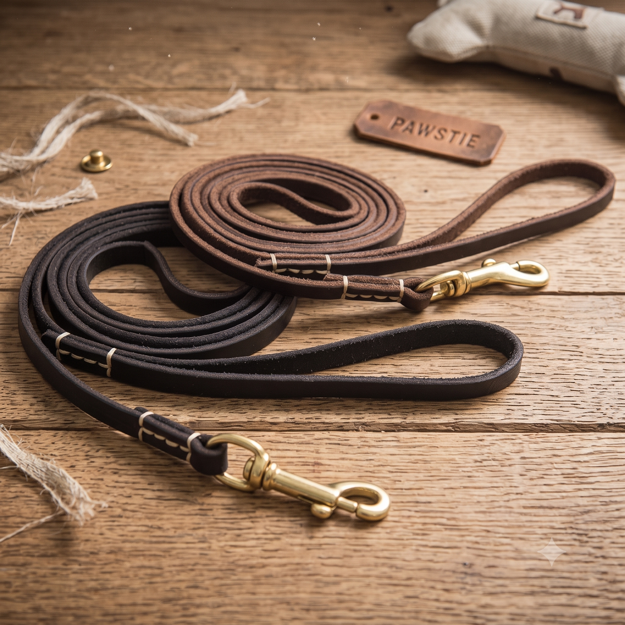 The Heritage Genuine Leather Leash