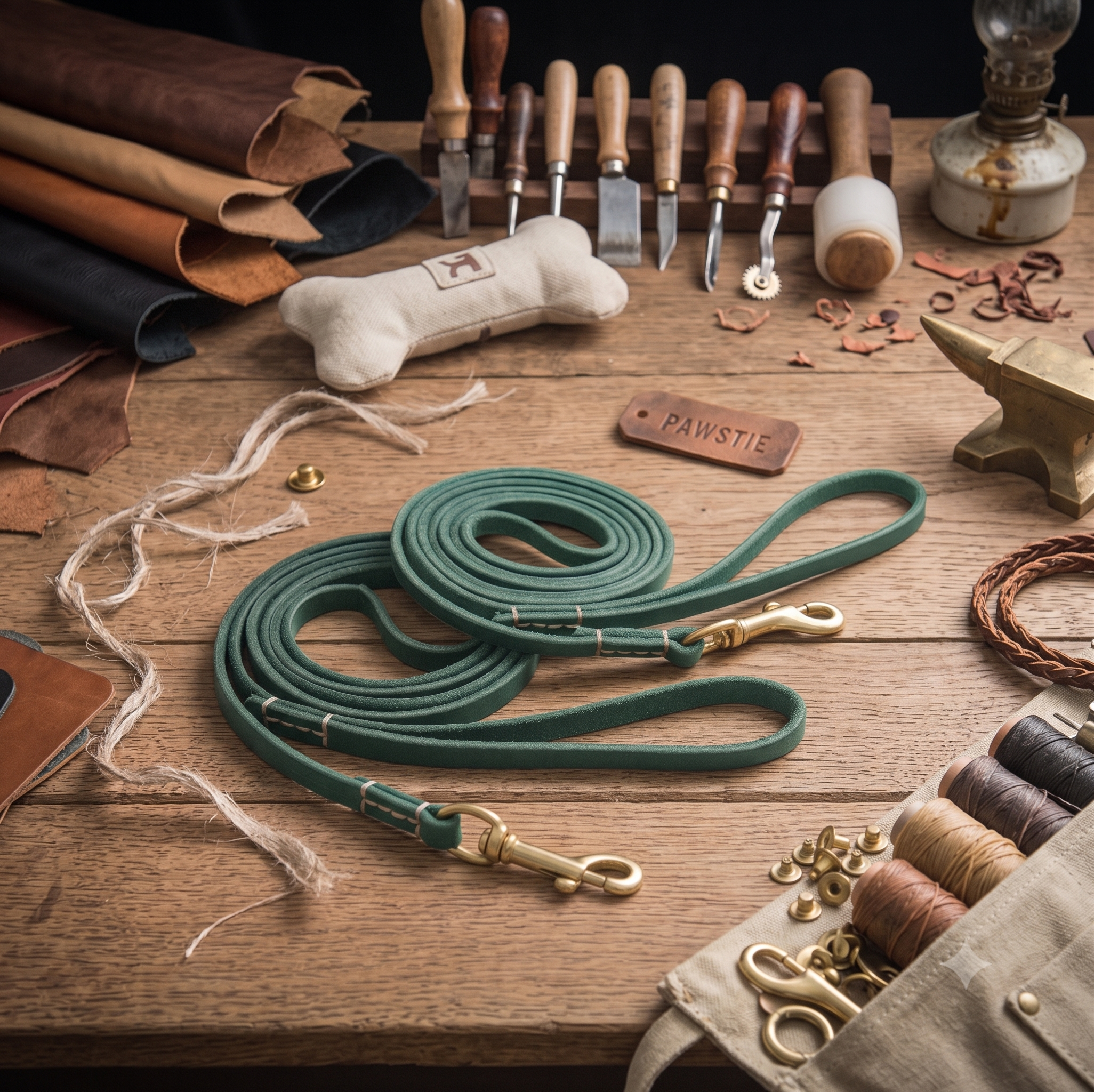 The Heritage Genuine Leather Leash