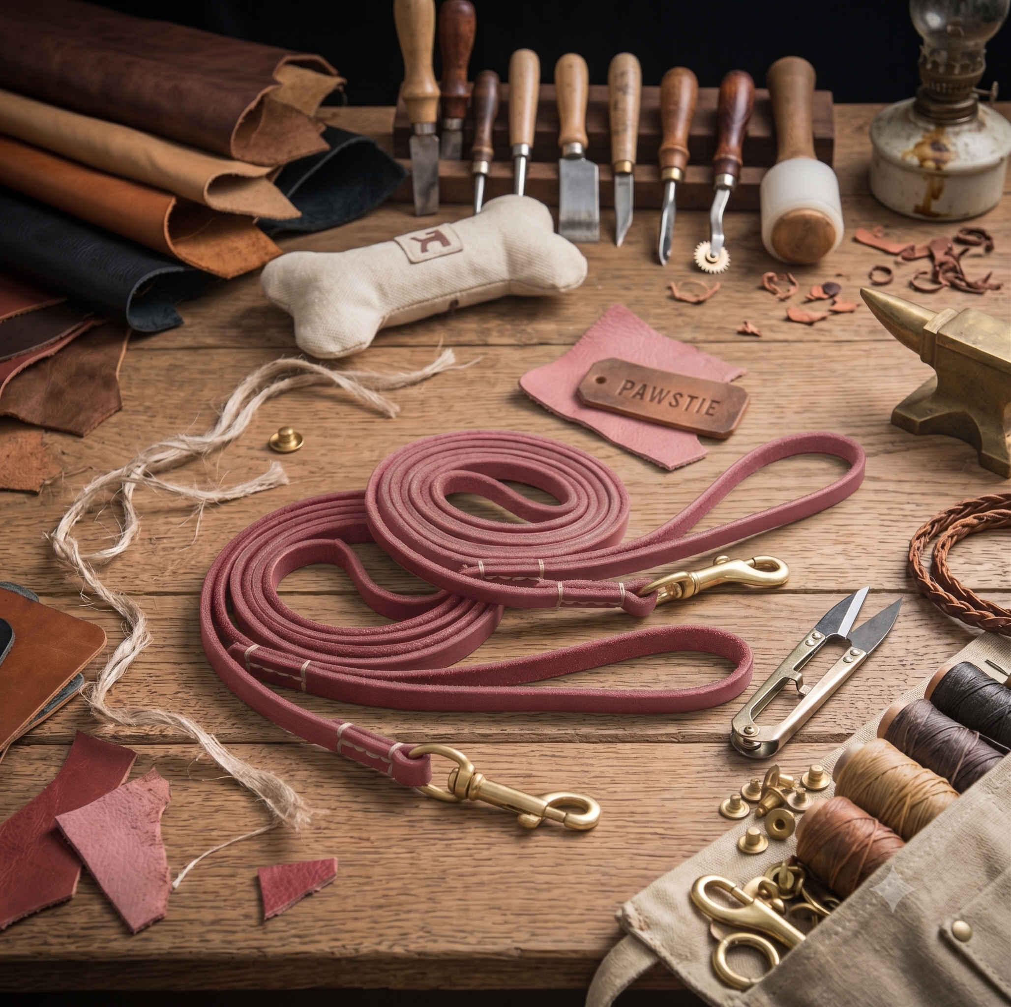 The Heritage Genuine Leather Leash